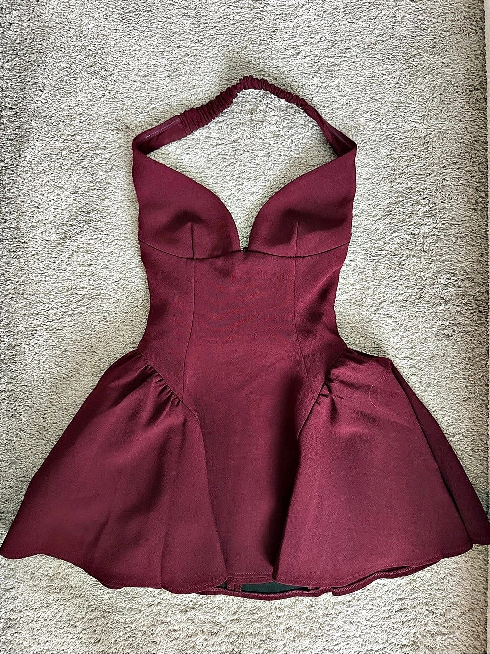 Mini Dress in Burgundy Size XS Like New